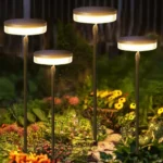 lampes solaires sur pied avec effet oscillant – Image 4