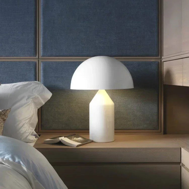 5 Lampe de chevet design champignon en métal luxueux – Image 1