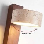 Applique murale en bois orientable 180° – Image 3