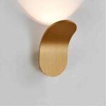 Applique murale design ovale globe verre