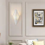 Applique murale éventail Dorée art déco – Image 10