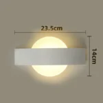 Applique murale LED Moderne design géométrique éclairage chaleureux – Image 2