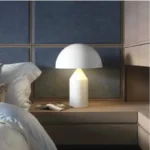 Lampe de chevet design champignon en métal luxueux – Image 2