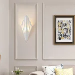 Applique murale éventail Dorée art déco – Image 4