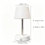 Lampe de Chevet Sans Fil Tactile & Rechargeable USB – Image 2