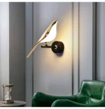 Applique murale design oiseaux dorés orientables 360° – Image 10